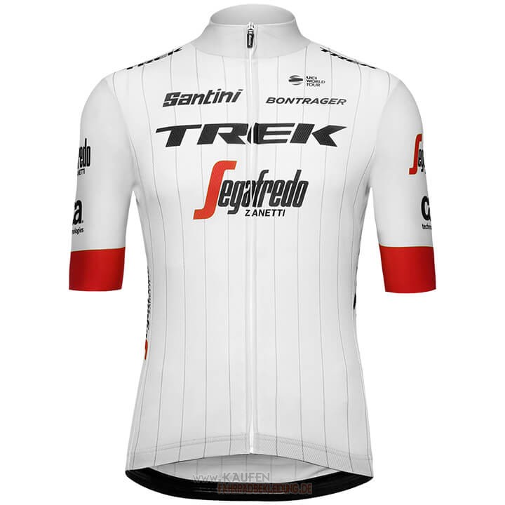Trek Segafredo Langarmtrikot 2018 und Lange Tragerhose Tour de France Wei Rot